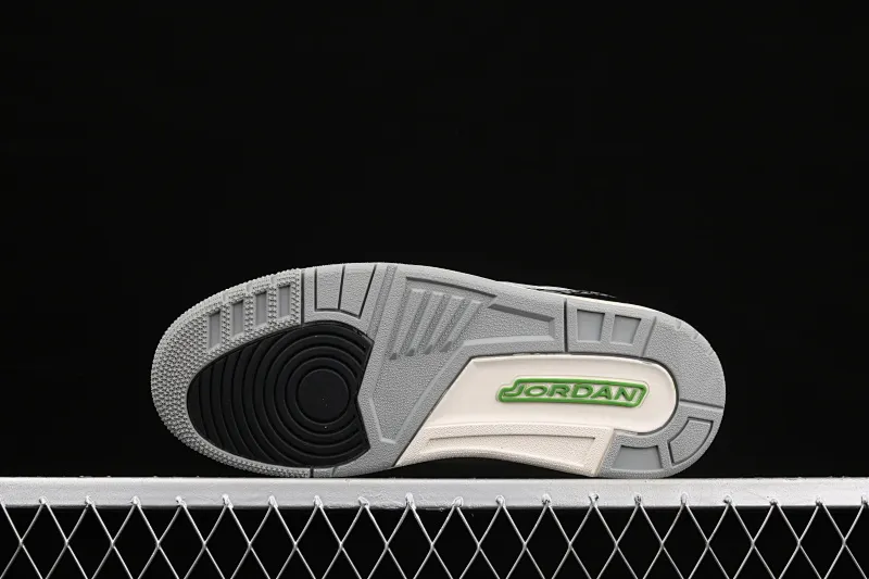 All categories Air Jordan Jordan series basketball shoes Air Jordan 3 #ZG version Air Jordan 3 Retro "Chlorophyll" AJ3 Joe 3 Chlorophyll Gray Green Manuscript 136064-006